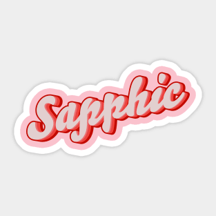 Sapphic Sticker